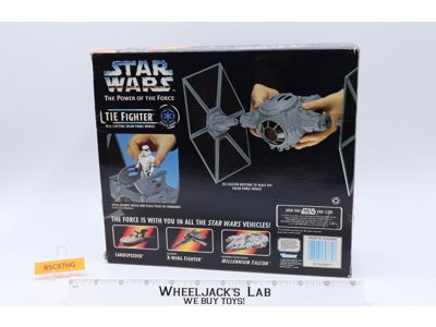 Tie Fighter 100% Complete W/Box Star Wars POTF 1995 Hasbro Vehicle NEW MIB