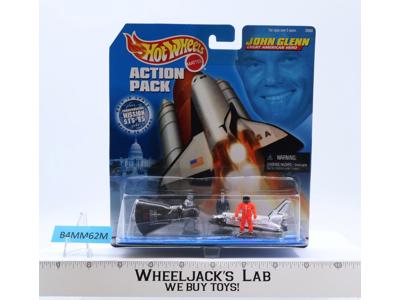 John Glenn Great American Hero Hot Wheels Action Pack Mattel NEW SEALED