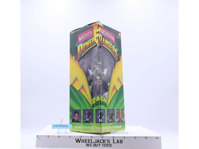Zach Black Ranger Complete Mighty Morphin Power Rangers 1993 Bandai 8" Figure
