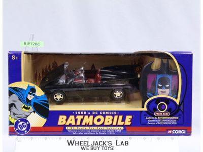 1960's Batmobile Die-Cast DC Comics Batman 2004 Corgi 1:24 Scale NEW MIB