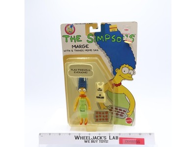 Marge The Simpsons 1990 Mattel Vintage Action Figure NEW MOSC SEALED