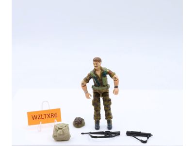 Footloose V1 100% Complete w/Cardback 1985 G.I. Joe Hasbro Vintage Action Figure