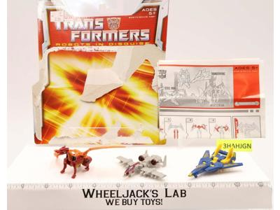 Steel Wind Thunderwing Nightscream (3) LOT Robots In Disguise RID 2006 Hasbro