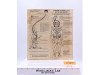 GI Joe Special Instructions Deep Sea Diving Equipment 1965 Hassenfeld Vintage