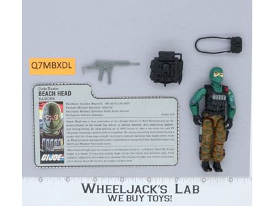 Beach Head V1 100% Complete G.I. Joe 1986 Hasbro Vintage Action Figure