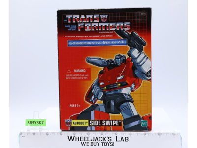 Side Swipe Commemorative Series Reissue Transformers 2002 Hasbro NEW MIB