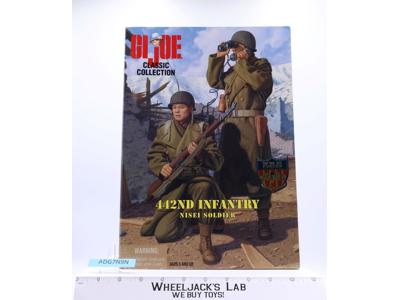 442ND Infantry Nisei Soldier W.W.II Forces GI Joe Classic Collection MISB Kenner