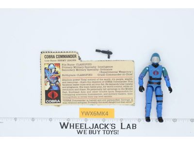 Cobra Commander V1.5 100% Complete G.I. Joe 1983 Hasbro Vintage Action Figure