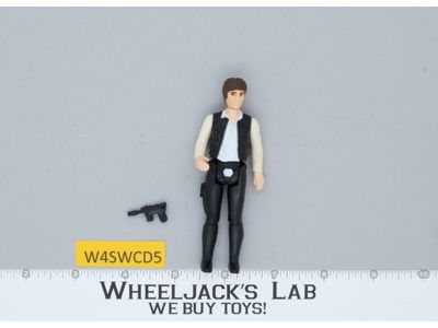Han Solo BIG HEAD 100% Complete Star Wars 1977 Kenner Action Figure NO REPRO