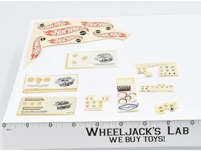 Hot Wheels Redline Stickers 1968 Mattel Vintage