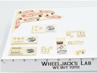Hot Wheels Redline Stickers 1968 Mattel Vintage