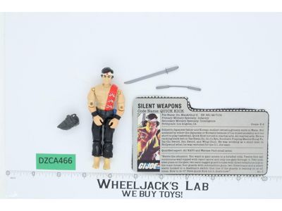 Quick Kick V1 100% Complete G.I. Joe 1985 Hasbro Vintage Action Figure