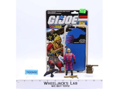 Voltar V1 100% Complete W/Cardback 1988 GI Joe ARAH Vintage Hasbro Action Figure