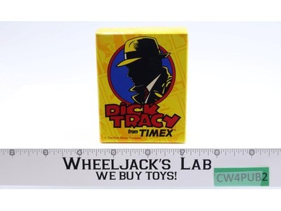 Dick Tracy Wrist Watch W/ Black Band Disney 1990s Timex NEW