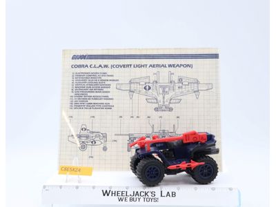 Ferret ATV 100% Complete G.I. Joe 1985 Hasbro Vintage Vehicle Action Figure