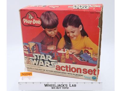 Star Wars Action Set Play-Doh Modeling Kit 1980 Kenner