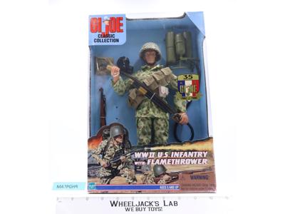 WWII Infantry W/Flamethrower 12" GI Joe Classic Collection 35 Years MISB 1999