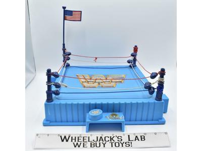 Official Wrestling Ring WWE WWF Wrestling 1990 Hasbro Action Figure Playset