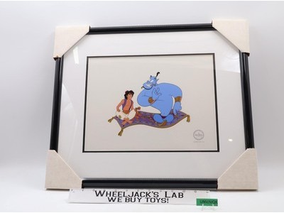 Aladdin Serigraph SeriCel Disney Certified W/ COA Edition Size 2500