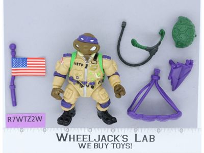 Pro Pilot Don 100% Complete Teenage Mutant Ninja Turtles Playmates 1991 Vintage
