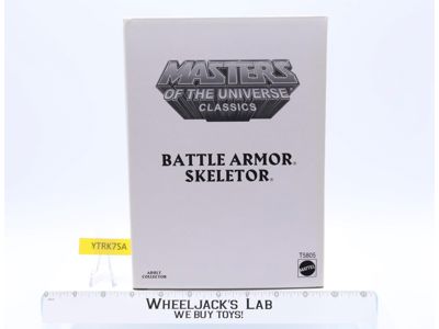 Battle Armor Skeletor w/Mailer MOSC NEW He-Man Classics MOTUC 2010 Mattel Action