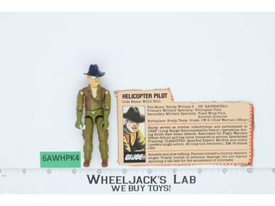 Wild Bill V1 100% Complete G.I. Joe 1983 Hasbro Vintage Action Figure