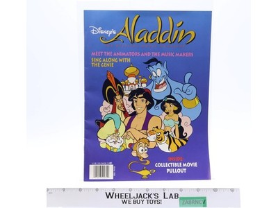Aladdin Official Movie Magazine W/ Movie Pullout Disney 1992 Welsh Publishing