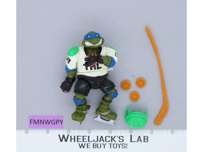 Slap Shot Leo 100% Complete Teenage Mutant Ninja Turtle TMNT 1991 Playmates