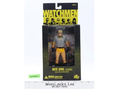 Nite Owl (Classic) Watchmen Series 2 2009 DC Direct Action Figure NEW SEALED