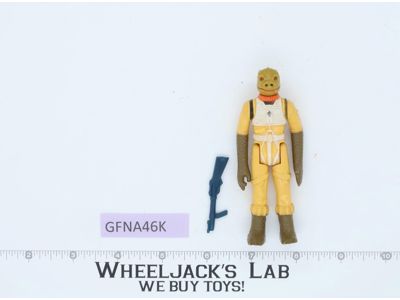 Bossk Bounty Hunter 100% Complete Star Wars ESB 1980 Kenner Figure NO REPRO