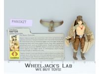 Raptor V1 100% Complete G.I. Joe 1987 Hasbro Vintage Action Figure