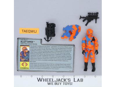 Alley Viper V1 100% Complete G.I. Joe 1989 Hasbro Vintage Action Figure