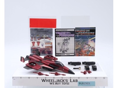 Thrust 100% Complete UNUSED STICKERS Vintage 1985 G1 Transformers Figure