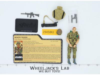 Footloose v5 100% Complete GI Joe Collector's Club 2012 Hasbro Action Figure