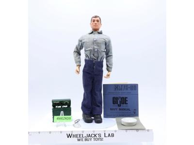 Action Sailor Navy Painted Head Brown 12" GI Joe 1964 Hasbro Vintage
