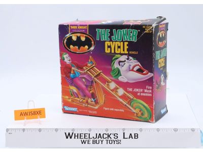 Joker Cycle DC Comics Batman The Dark Knight 1990 Kenner Action Figure Vehicle