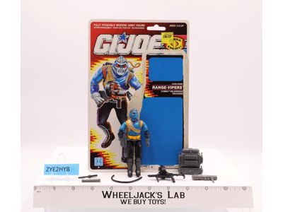Range-Vipers V1 100% Complete W/Cardback 1990 GI Joe ARAH Vintage Action Figure