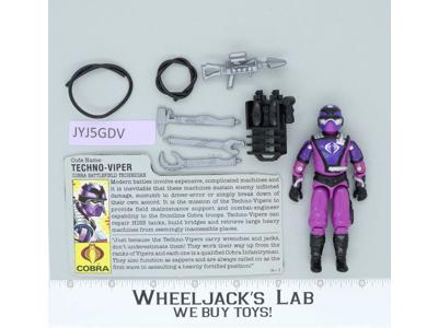 Techno-Viper V1 100% Complete G.I. Joe 1987 Hasbro Vintage Action Figure