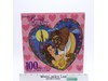 Beauty and the Beast Heart Shaped Puzzle 100Pc Disney Golden NEW SEALED