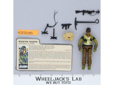 Alpine V1 100% Complete G.I. Joe 1985 Hasbro Vintage Action Figure