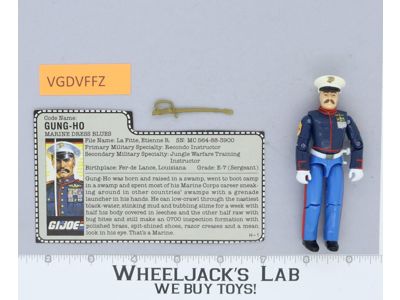 Gung-Ho V2 100% Complete G.I. Joe 1987 Hasbro Vintage Action Figure