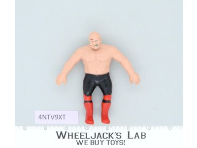 George Steele 4.25" BENDIES Bendable 1985 WWF LJN Titan Sports Wrestling Figure