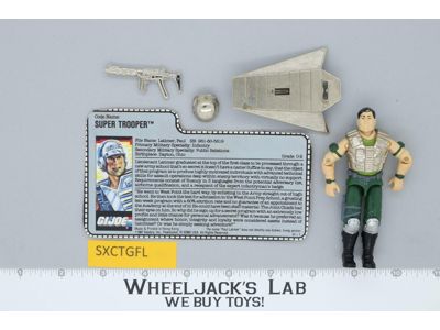 Super Trooper V1 RED CARD BACK Complete G.I. Joe 1988 Hasbro Vintage Figure