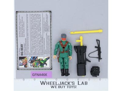 Big Bear V1 100% Complete G.I. Joe 1992 Hasbro Vintage Action Figure