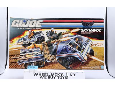 Sky HAVOC 100% Complete W/Box GI Joe Sky Patrol 1989 Action Figure Vehicle