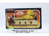 Jabba the Hutt Action Playset Complete W/Box & Insert Star Wars 1983 Kenner