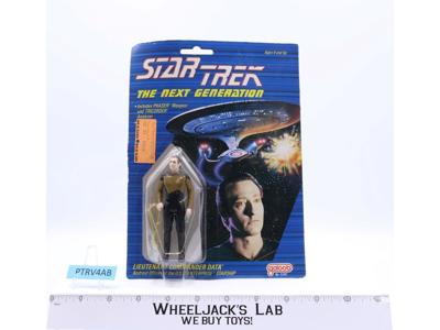 Lieutenant Commander Data Star Trek The Next Generation 1988 Galoob NEW MOSC