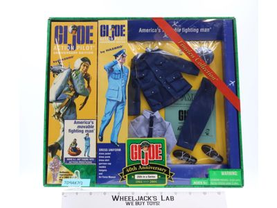 GI Joe Action Pilot 40th Anniv Dress Uniform 25th Ed Timeless Collect MISB 2005