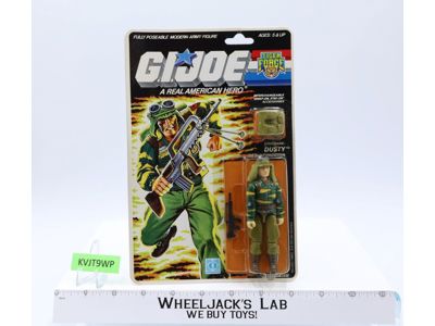 Dusty GI Joe Tiger Force 1988 Hasbro Vintage Action Figure NEW MOSC SEALED
