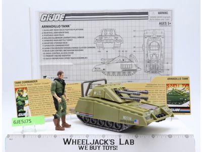 Armadillo Tank & Steeler 100% Complete 2008 G.I. Joe Action Figure Vehicle